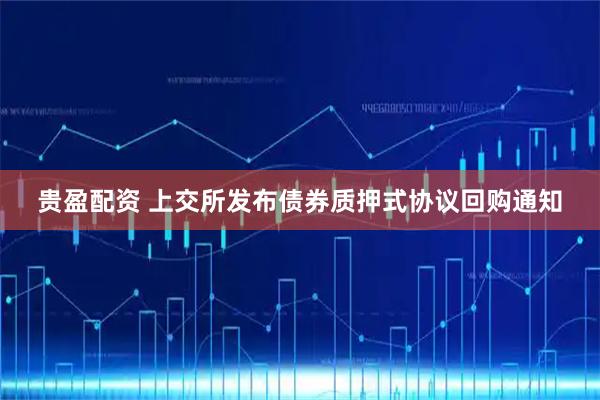 贵盈配资 上交所发布债券质押式协议回购通知